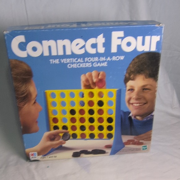 Milton Bradley Other - Vintage 1980's Classic - Connect Four Vertical Four-in-a-Row Milton Bradley